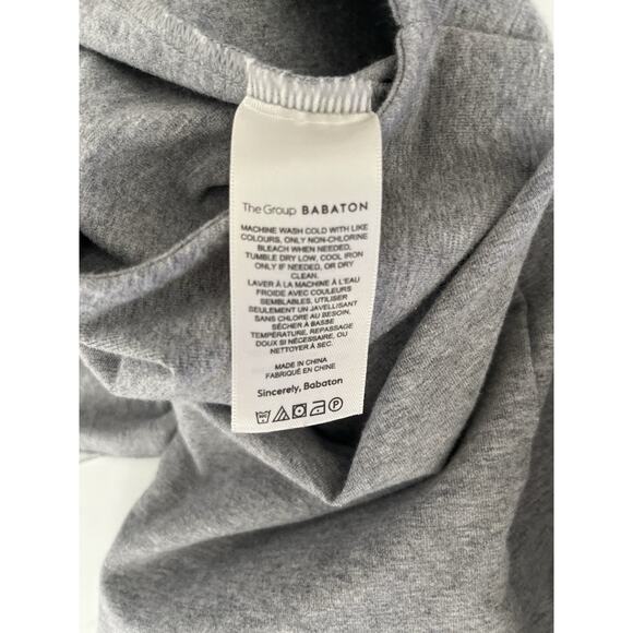 Aritzia The Group Babaton Jumpsuit M Gray Long Sleeve Fitted Athletic Bodyshape - Picture 10 of 11